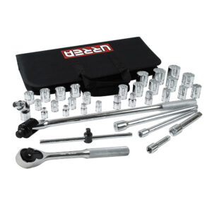 5452PT Juego de dados y accesorios cuadro de 3/8" y 1/2" en pulgadas, 35 piezas Urrea