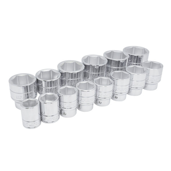 55113 Juego de dados cuadro de 3/4", 6 puntas, en pulgadas, 14 piezas Urrea