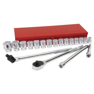 55200H Juego de dados y accesorios cuadro de 3/4" métrico, 20 piezas Urrea