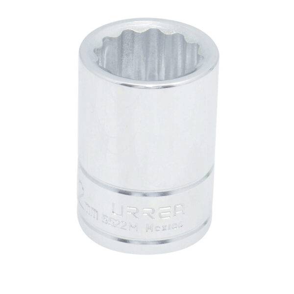 5522M Dado cuadro de 3/4", 12 puntas, métrico, 22 mm Urrea
