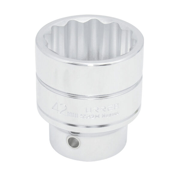 5542M Dado cuadro de 3/4", 12 puntas, métrico, 42 mm Urrea