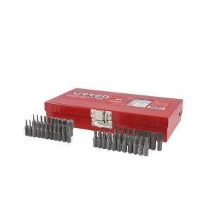 Juego combinado de puntas hexágono de 1/4", 42 piezas en caja metalica Urrea
