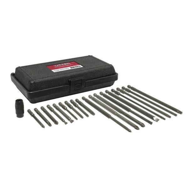 61919X Juego de puntas de poder y adaptador rápido cuadro de 1/4" Quick release, 19 pz en caja pl Urrea