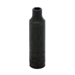 6506HM Dado de impacto largo cuadro de 1/4", 6 puntas, métrico, 6 mm Urrea