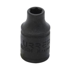 6906H Dado de impacto cuadro de 1/4", 6 puntas, en pulgadas, 3/16" Urrea
