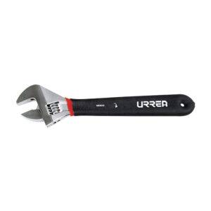 708G Llave ajustable cromada con mango Rubber grip 8" Urrea