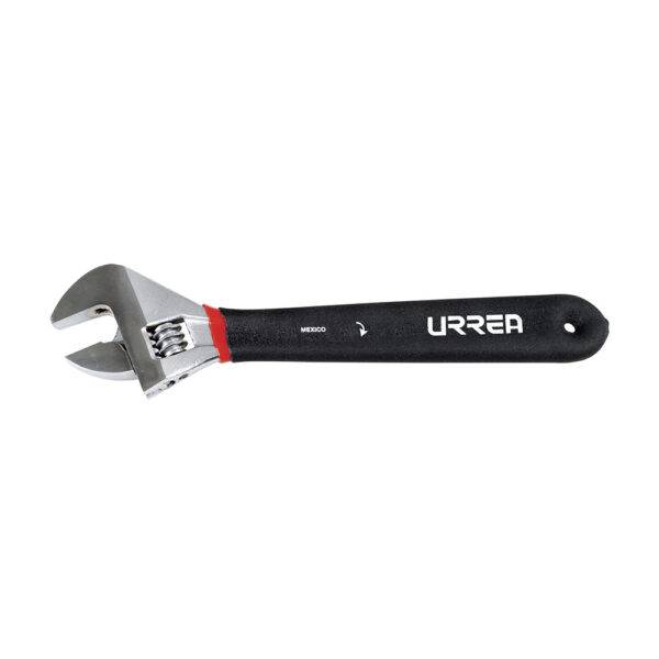 715G Llave ajustable cromada con mango Rubber grip 15" Urrea
