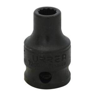 7208 Dado de impacto cuadro de 3/8", 12 puntas, en pulgadas, 1/4" Urrea