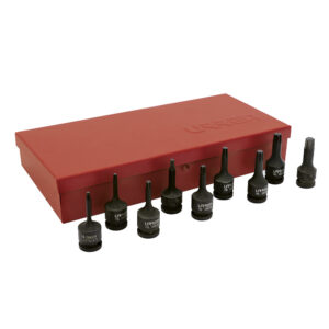 Juego de dados de impacto con punta torx cuadro de 3/8", 10 piezas Urrea