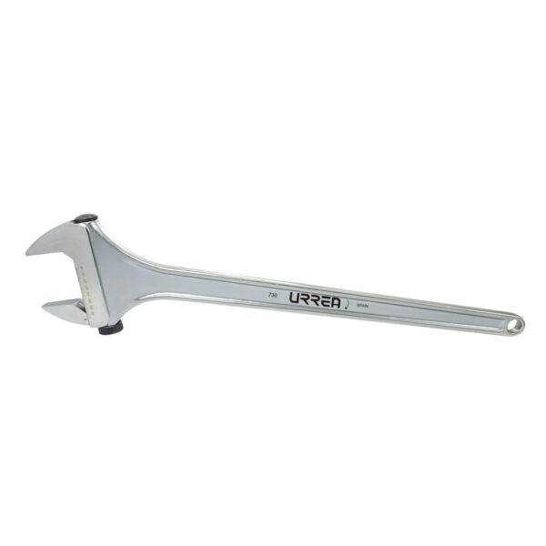 Llave ajustable cromada con ajuste rápido 30" Urrea