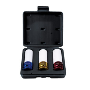 7300MP Juego de dados de impacto métricos cuadro de 1/2" con protección Nylamid, 3 piezas Urrea