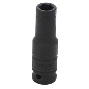 7314H Dado de impacto largo cuadro de 1/2", 6 puntas, en pulgadas, 7/16" Urrea