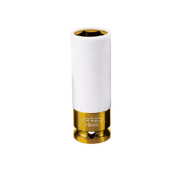15201H NEW Dado de impacto métrico cuadro de 1/2" con protección Nylamid, 19 mm Urrea