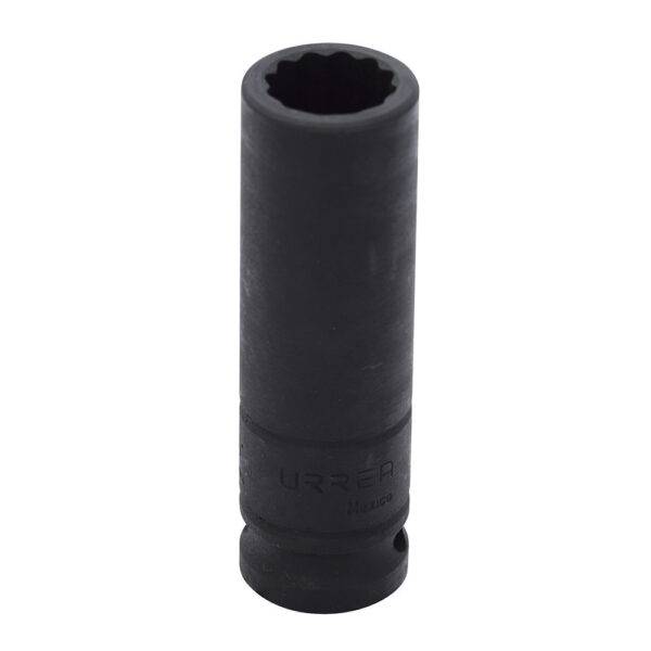 7328 Dado de impacto largo cuadro de 1/2", 12 puntas, en pulgadas, 7/8" Urrea