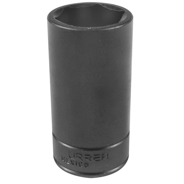 7334H Dado de impacto largo cuadro de 1/2", 6 puntas, en pulgadas, 1-1/16" Urrea