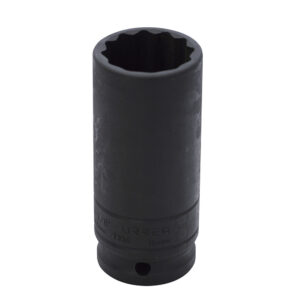 7336 Dado de impacto largo cuadro de 1/2", 12 puntas, en pulgadas, 1-1/8" Urrea