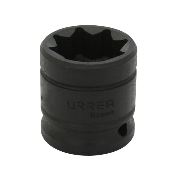 7422S Dado de impacto cuadro de 1/2", 8 puntas, en pulgadas, 11/16" Urrea