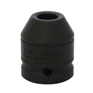 7509T Dado de impacto cuadro de 3/4", 12 puntas, en pulgadas, 9/16" Urrea
