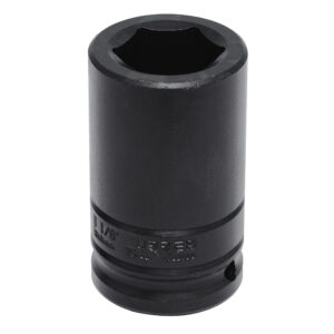 7518L Dado de impacto largo cuadro de 3/4", 6 puntas, en pulgadas, 1-1/8" Urrea