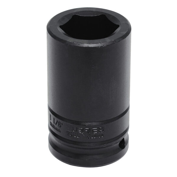 7518L Dado de impacto largo cuadro de 3/4", 6 puntas, en pulgadas, 1-1/8" Urrea