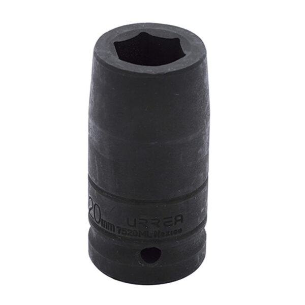7520ML Dado de impacto largo cuadro de 3/4", 6 puntas, métrico, 20 mm Urrea