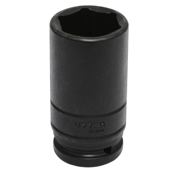 7524LD Dado de impacto largo pared delgada cuadro de 3/4", 6 puntas, en pulgadas, 1-1/2" Urrea