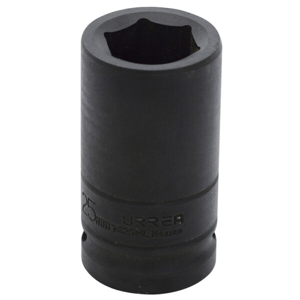 Dado de impacto largo cuadro de 3/4", 6 puntas, métrico, 25 mm Urrea