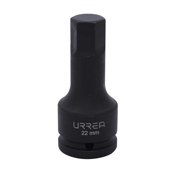 759022M Dado de impacto con punta hexagonal cuadro de 3/4", métrico, 22 mm Urrea