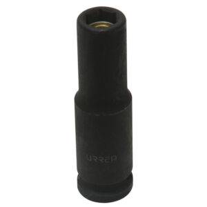 7714HM Dado de impacto largo con imán cuadro de 3/8", 6 puntas, en pulgadas, 7/16" Urrea