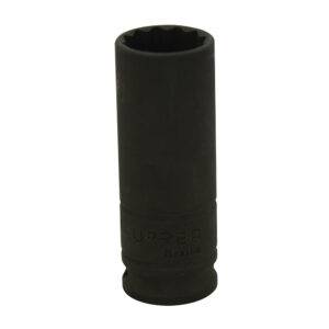 7718 Dado de impacto largo cuadro de 3/8", 12 puntas, en pulgadas, 9/16" Urrea