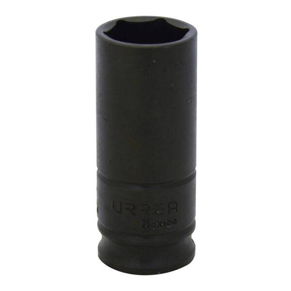 7722H Dado de impacto largo cuadro de 3/8", 6 puntas, en pulgadas, 11/16" Urrea