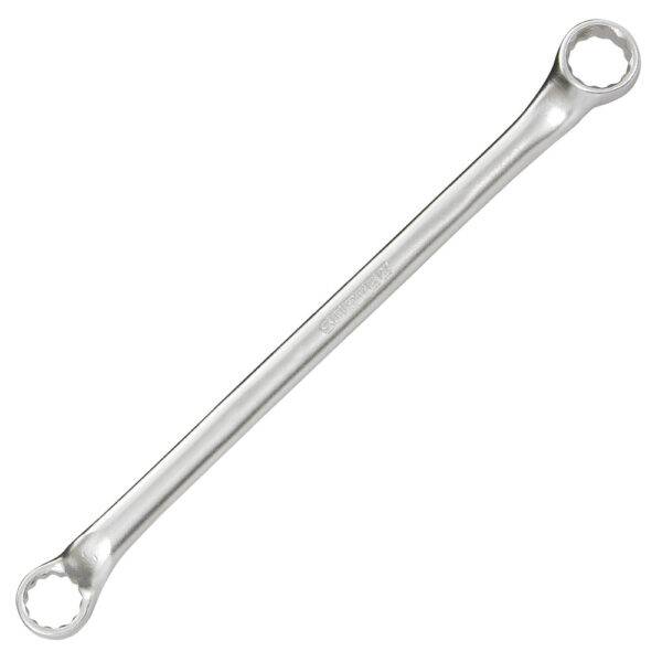 Llave de estrías pulido espejo de 45° en pulgadas, 12 puntas, 1/2" x 9/16" Surtek