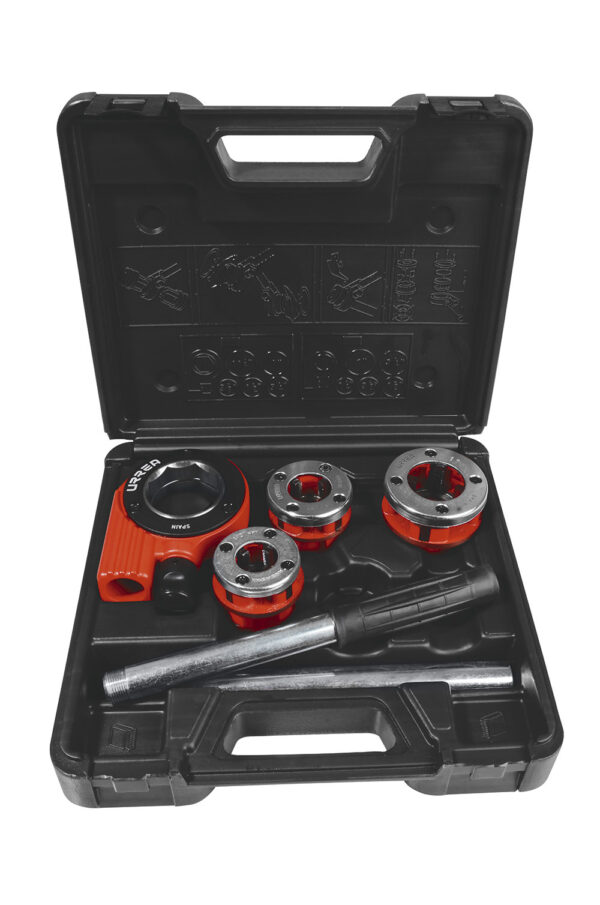 850 Juego de tarraja para tubo de 1/2" a 1" NPT, 5 piezas Urrea