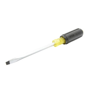 Destornillador con mango cushion grip, punta plana barra cuadrada 3/8" x 8" Urrea