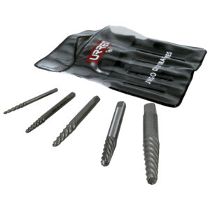 9500B Juego de extractor "cola de cochino" para tornillos, 5 piezas Urrea