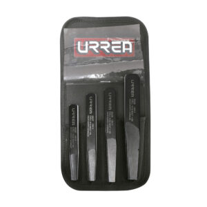 9501A Juego de extractor rectos para tornillos y tubo, 4 piezas Urrea