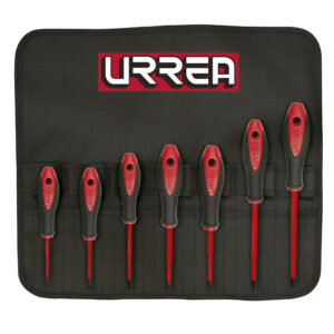 Juego de destornilladores con mango bimaterial 1000 V combinados, 7 piezas Urrea