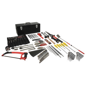98165 Juego básico industrial para mecánico en pulgadas 93 piezas, con caja D7C20 Urrea