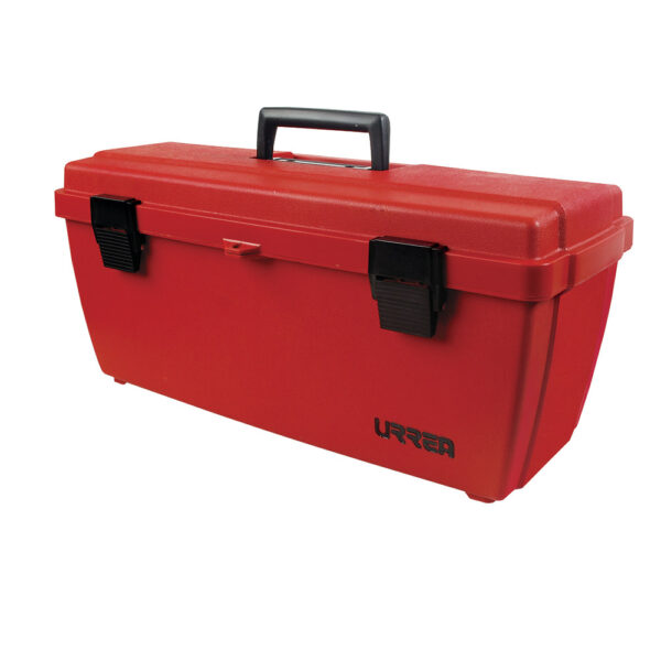 9901 Caja portaherramientas plástica con broche plástico y charola 20" x 8" x 8" Urrea