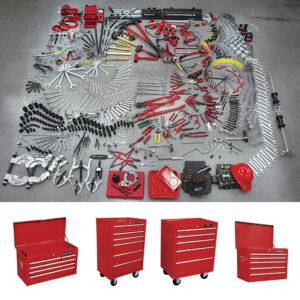 99820 Juego maestro industrial combinado 937 piezas, con gabinetes EX27M5, EX27M6, EX27S6 Urrea