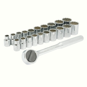 A02C Juego de dados y accesorios cuadro de 3/8" combinado, 21 piezas Surtek