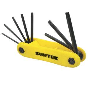 ALLFTNP8 Juego de llaves hexagonales torx tipo navaja, 8 piezas en rack Surtek