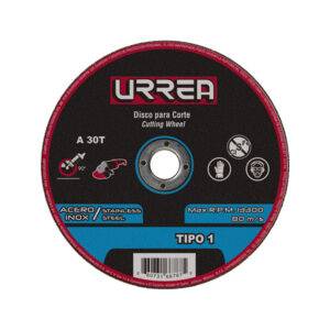 AMSS07 Disco abrasivo tipo 1 para acero inoxidable 7" x 5/64" Urrea