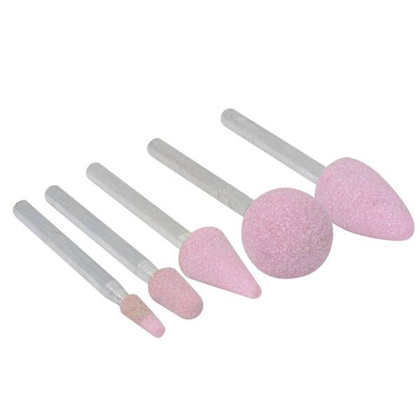 APM5B Juego de puntas montadas óxido de aluminio rosas tipo B, 5 piezas Urrea