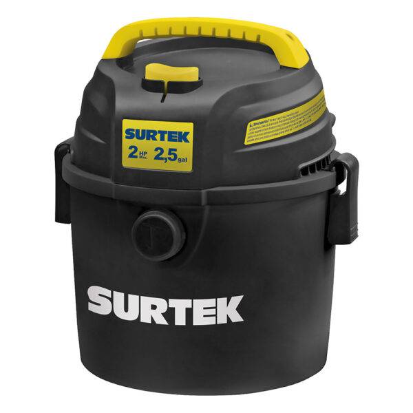 AS503 Aspiradora de plástico 2.5 galones, 2 HP 120 V Surtek