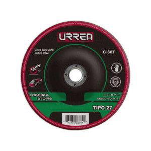 ASCS09 Disco abrasivo tipo 27 para piedra 9" x 1/8" Urrea