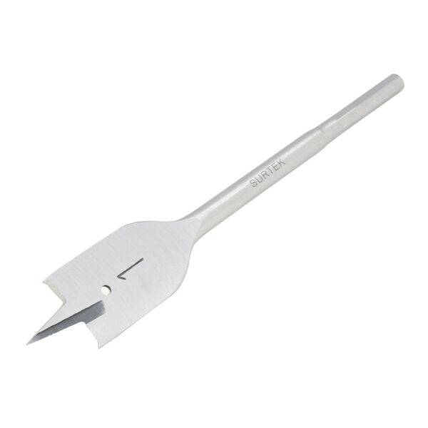 BP1 Broca para madera de acero al carbono tipo manita 1" zanco de 1/4" Surtek