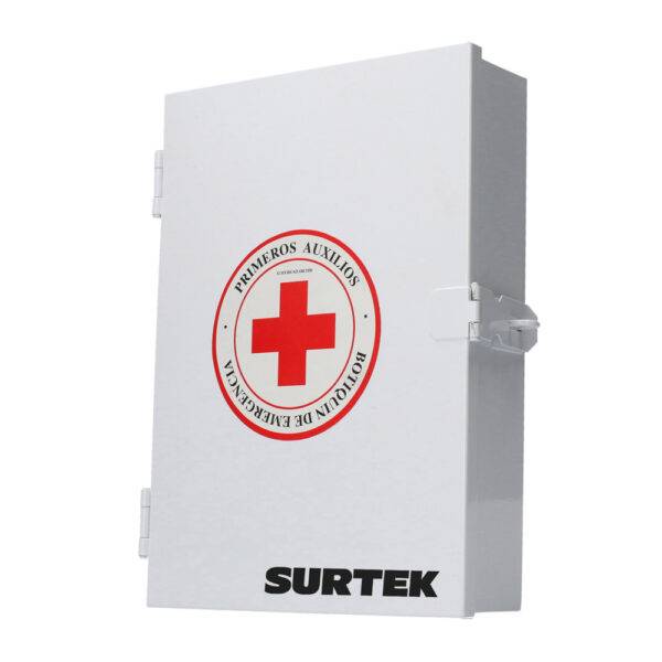 BPA01 Botiquín de primeros auxilios de lámina con pintura electro estática Surtek