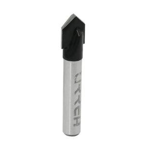 BR1402 Broca para router de acero corte en "V" 3/8" zanco de 1/4" Urrea