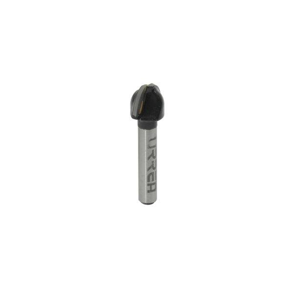 BR1405 Broca para router de acero de media caña 3/8" zanco de 1/4" Urrea